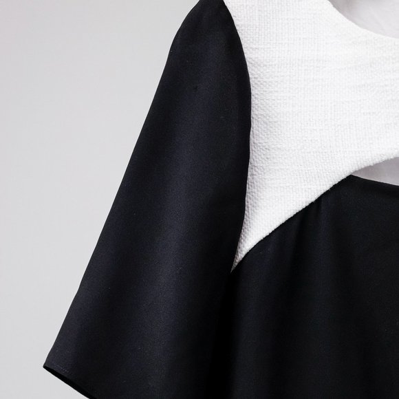 Tibi Alexa Two-Tone Peekaboo Shift Dress - Picture 6 of 10